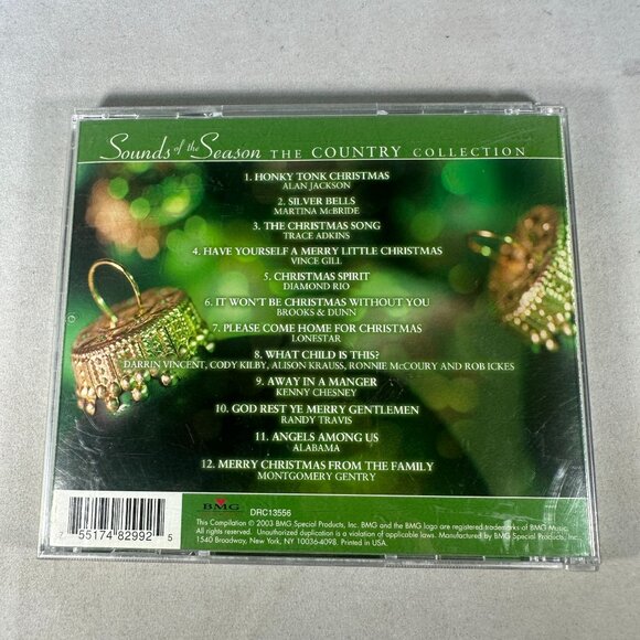Sounds Of The Season: Country Collection CD Alan Jackson Kenny Chesney BMG 2003 - Picture 2 of 3